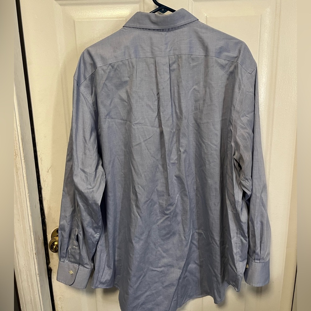 Ralph Lauren Light Blue Casual Button Down Shirt no iron - Picture 3 of 3